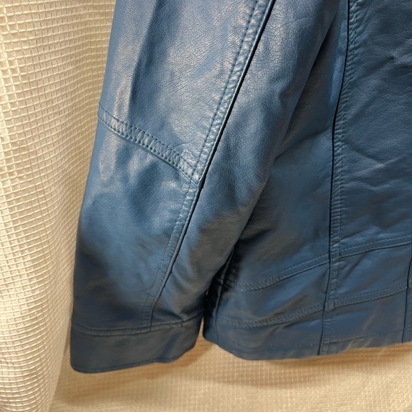 Christopher & Banks Faux Leather Jacket Sz L - Picture 7 of 11